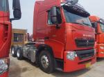 Sino Tractor Truck Head Red Color 6×4 Drive Mode Leaf Spring One Row With
