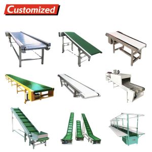 China Fire Resistant Stainless Steel Foldable Mobile Belt Conveyor for Efficient Material Handling factory