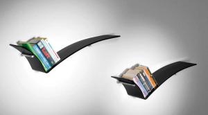 China Victory Shape Custom Cut Tempered Glass Shelves , Black Painted Glass Closet Shelves factory