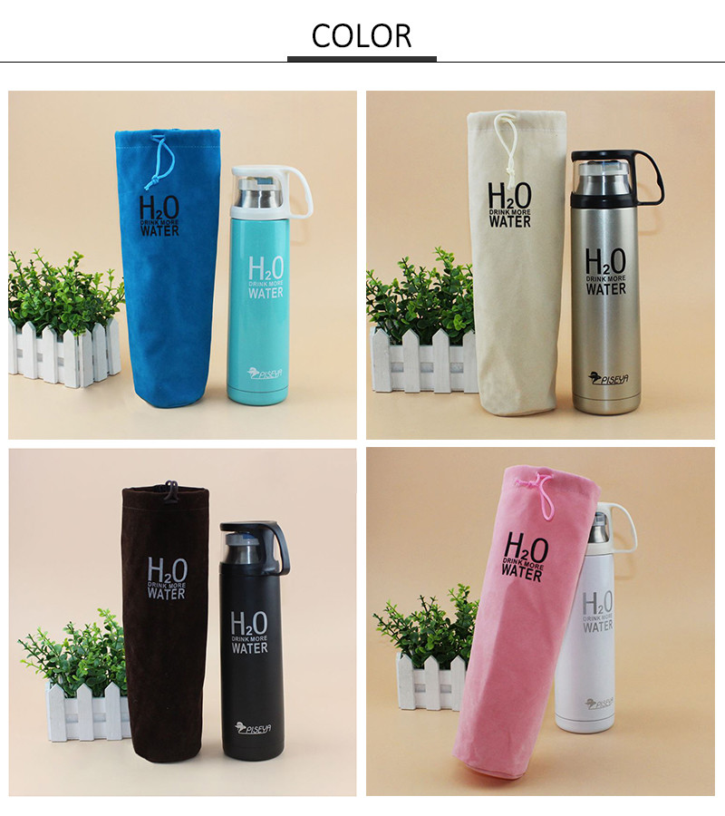 Rubber Logo Polyester L6.5cm Drink Bottle Sleeve