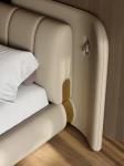 Custom Leather Luxury Bed Master 1.8 OAK PINE Bedroom King Bed
