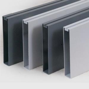 China Extruded Box Aluminum Baffle Ceiling PVDF Coating 0.8mm-3mm factory
