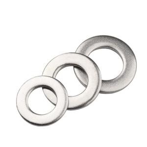 China Flat Spring Steel Spacer Thin Flat 304 Stainless Din7989 Din988 Din125 Zinc Plated Washers Steel Copper factory