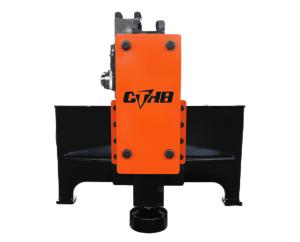 China 42CrMo Hydraulic T Post Driver For Skid Steer 230mm Hydraulic Hammer Post Driver factory