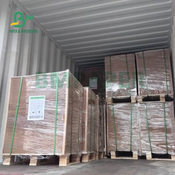 70gsm Brown Natural Craft Paper Roll For Gift Wrapping 48'' 60'' x 6000'' long