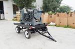 30kw / 37.5kva 4 cylinders silent diesel generator set / movable trailer mounted