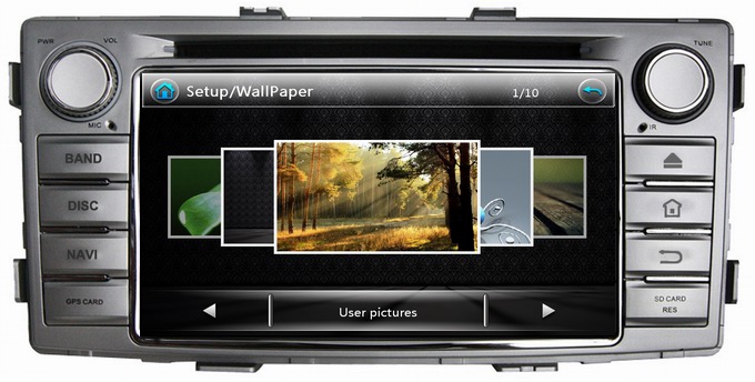 Ouchuangbo Car DVD Nav Audio Radio Player for Toyota Hilux 2012 USB iPod GPS System OCB-6230A