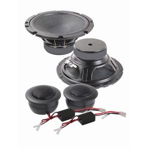 6.5 Car Components speaker CMPE65G1,50wrms, 2-way WF: 1'' voice coil, 4 ohms, Sensitivity: 88.7dB, freq. response: 71-7.5kHz.  TW: 1''voice coil,  4 ohms, Sensitivity: 89dB, freq. response: 2K-20KHz