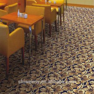 China Chinese style flower printed wall to wall carpet factory
