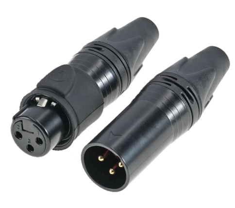 Industrial Electronics Accessories Female Waterproof 3 Pin XLR Connector for Audio Video Outdoor and Waterproof