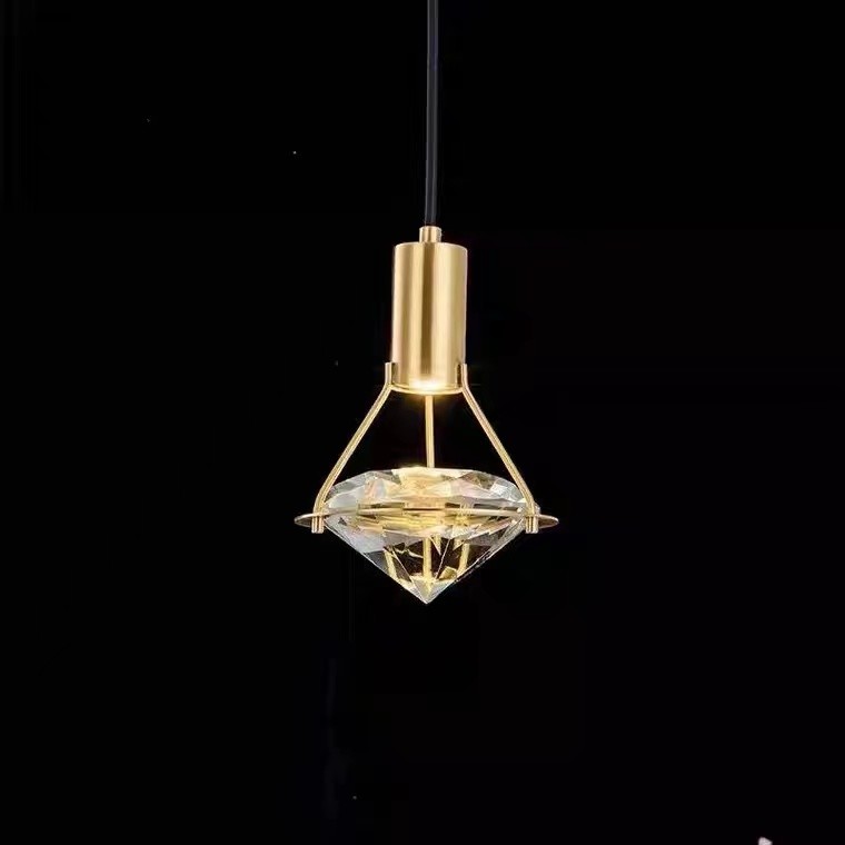 Modern Designer Lamp Decorative Indoor Crystal Suspension Light Pendant Lamp