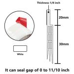 TPE Interior Door Sealing Strip Self Stick Door Sweep 120cm