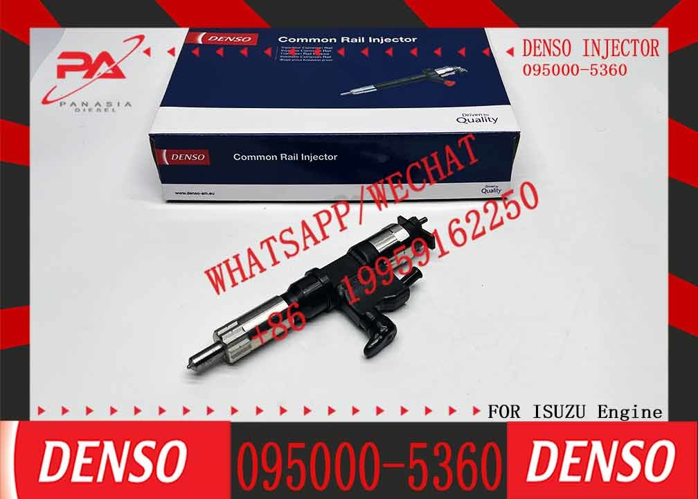 Diesel common rail injector 095000 5360 0950005360 095000-5360 for 6HK1 T6500 T7500 T8500 diesel injector