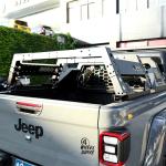 Silver Steel Bed Rack System 46kg Capacity Perfect for Toyota Ford DMAX Pick Up