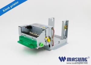 China Horizontal Mount Ticket Dispenser 3&quot; Label Printer Module With Presenter Unit factory
