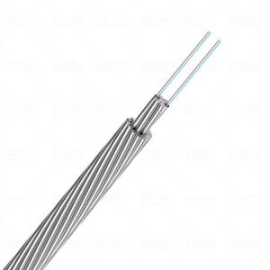 China Overhead Power Lines 24 Core G652D OPGW Fiber Cable factory