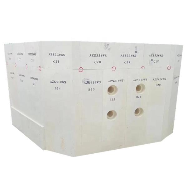 Little CaO Content Fused Cast AZS Blocks for Container Glass Furnace Constructio