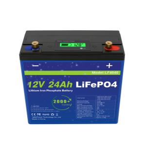 China Compact 12V 24Ah Lithium Iron Phosphate Battery Pack 32700 6Ah Cells 4S4P Configuration factory