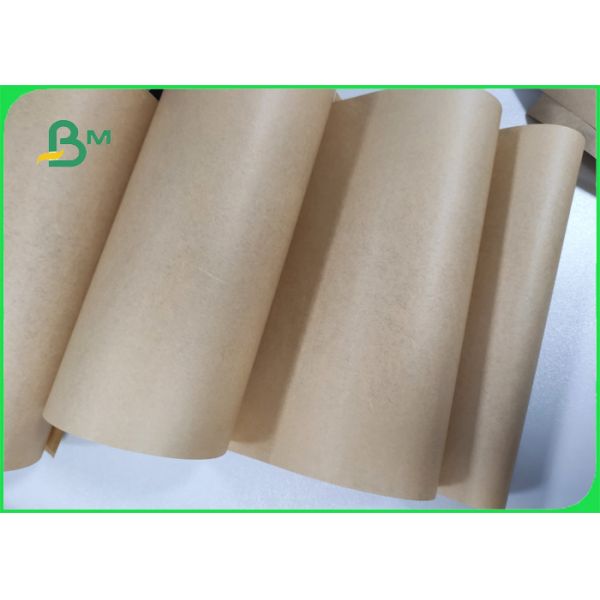 70gsm 75gsm Natural Brown Kraft Paper Grocery Bags Material Jumbo Roll