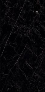 China Indoor Splendid Glossy Black 1600x3200x6mm Marble Decoration Wall Tiles factory