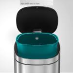 STANDING Touch Button Bin 30L/40L/50L Stainless Steel Office Trash Can Button