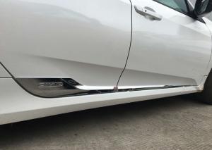 China HONDA CIVIC 2016 Auto Body Trim Parts , Chromed Side Door Moulding factory