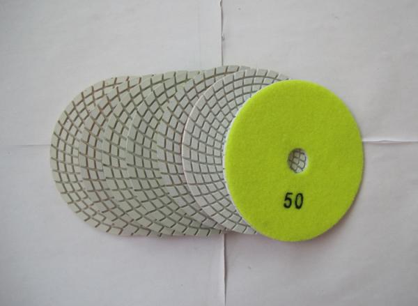 3mm Thickness Diamond Flexible Polishing Pad Wear Resistance Environmental