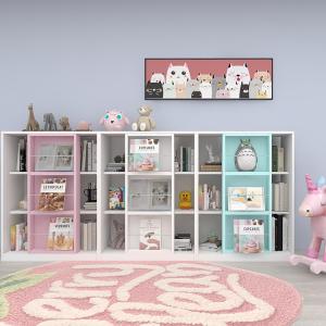 China Kids Industrial Steel Bookcase Toy Book Shelves Display Shelf Storage factory