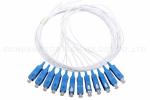 SC / UPC Steel Tube Wavelength Division Multiplexing In Optical Fiber 1x8