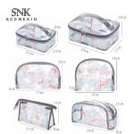 Water Resistant Tansparent Toiletry Bag Sets Custom Logo
