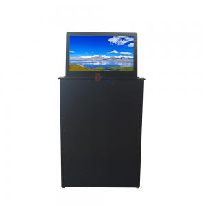 China 18.5 retractable monitor smart office computer lcd monitor lift mechanism for conference solution factory