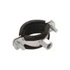 Quick Release Pipe Clamp Tube Hose Clamps With Rubber Pipe Bracket Lined Rubber