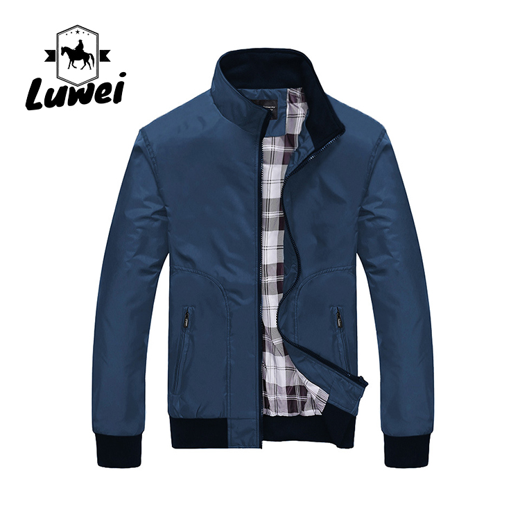 2022 Thin Zipper Men Bomber Stand Collar Utility Giacca a Vento Chaquetas Plus Size Coats Men's Jackets & Coats