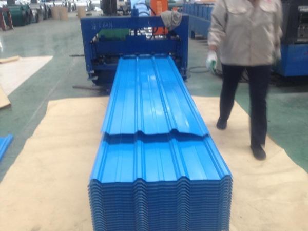 Standing Seam Steel Tiles Painted Steel / Aluminium Corrugated Steel Sheets