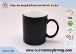 Custom Black Water Bottle Ceramic Magic Photo Mugs Colour Changing