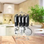 Sustainable ABS Handle Stainless Steel 430 Kitchen Utensils for Durable Cooking