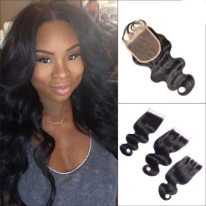 China No Tangle Body Wave Lace Part Closure Brazilian Virgin Hair For White Girl factory