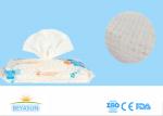 Super Absorbent Disposable Dry Wipes , Soft Dry Cotton Wipes For Face / Hand