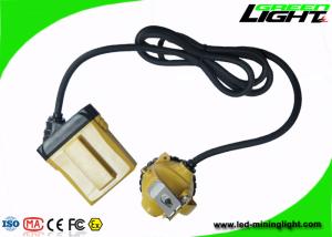 China Battery 10.4Ah Miners Cap Lamp 25000lux Brightness 13 - 15 Hours Working Time factory