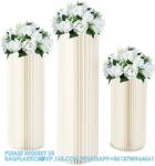 Cylinder Stands For Parties, Cylinder Tables Pedestal Stand For Parties White