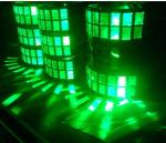led mini effect light 6pcs*3W six color stage light