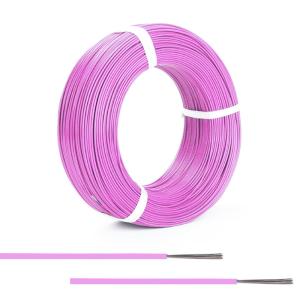 China High Temperature Electric ETFE Insulated Wire 20 AWG high temperature Wire Pink factory