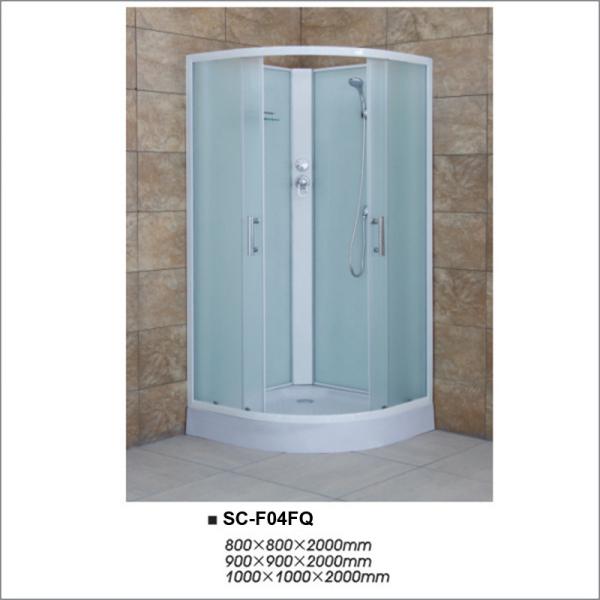Fabric Glass Quadrant Shower Enclosures , Sliding Door Shower Room 900*900