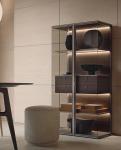 Glass Rock Pannel Luxury Display Cabinets Hotel Room Cabinet