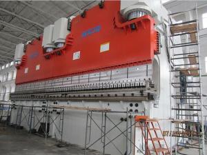 China 400 Ton 12 Meters Pipe Bending Machine Tandem Press Brake For Pipe Making factory