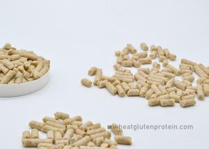 China Light Yellow Color Wheat Gluten Feed Pellets For Feed Eel / Shrimp Fast Growing factory