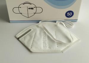 China White NIOSH KN95 Respirator Mask High Filtering Rate CE FDA FFP2 Anti Dust Protection factory