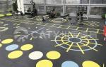 High Density Non-Slip Fitness Rubber Flooring With No Bad Smell