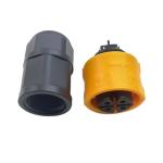 Waterproof IP67 Circular Male And Female Connectors 4 pin 15A Max Current Rating