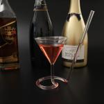 Eco Friendly Personalized 200ml Straw Cocktail Glass